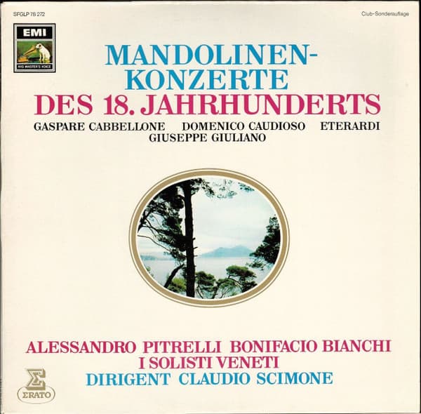 Okładka płyty Cabbellone, Scimone - Mandolinenkonzerte Des 18. Jahrhunderts