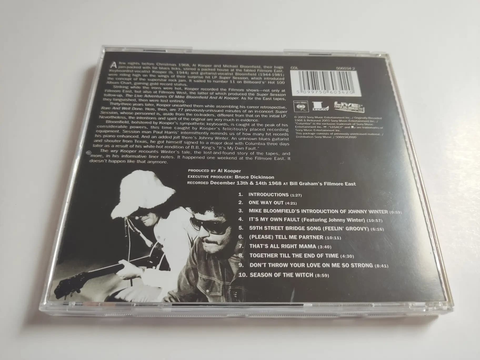 Główne zdjęcie - Al Kooper, Bloomfield - Fillmore East: The Lost Concert Tapes 12/13/68