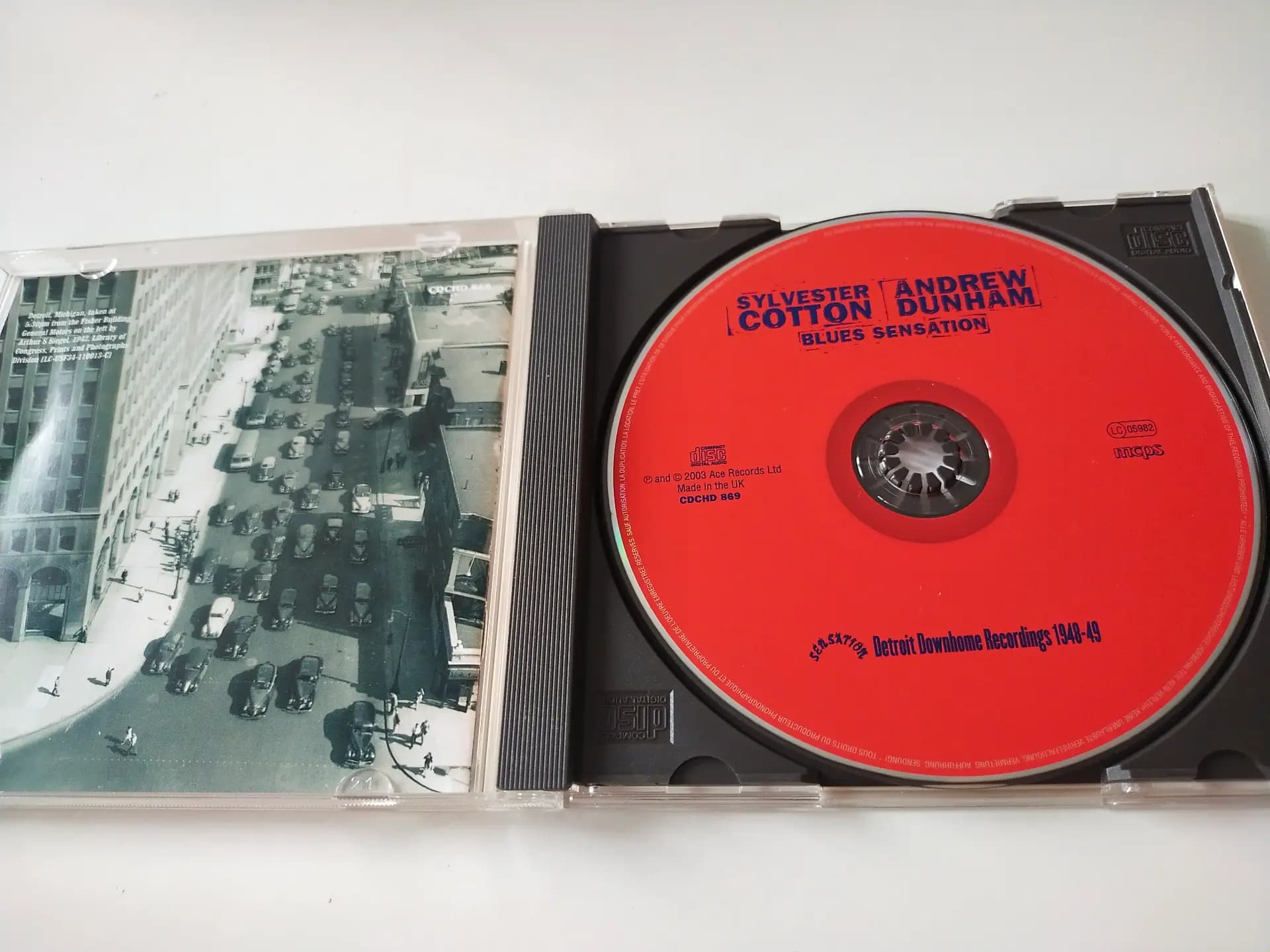 Główne zdjęcie - Cotton, Dunham - Blues Sensation (Detroit Downhome Recordings)