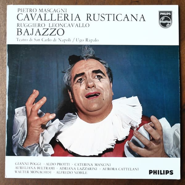 Okładka płyty Mascagni, Leoncavallo, Ràpalo - Cavalleria Rusticana/I Pagliacci