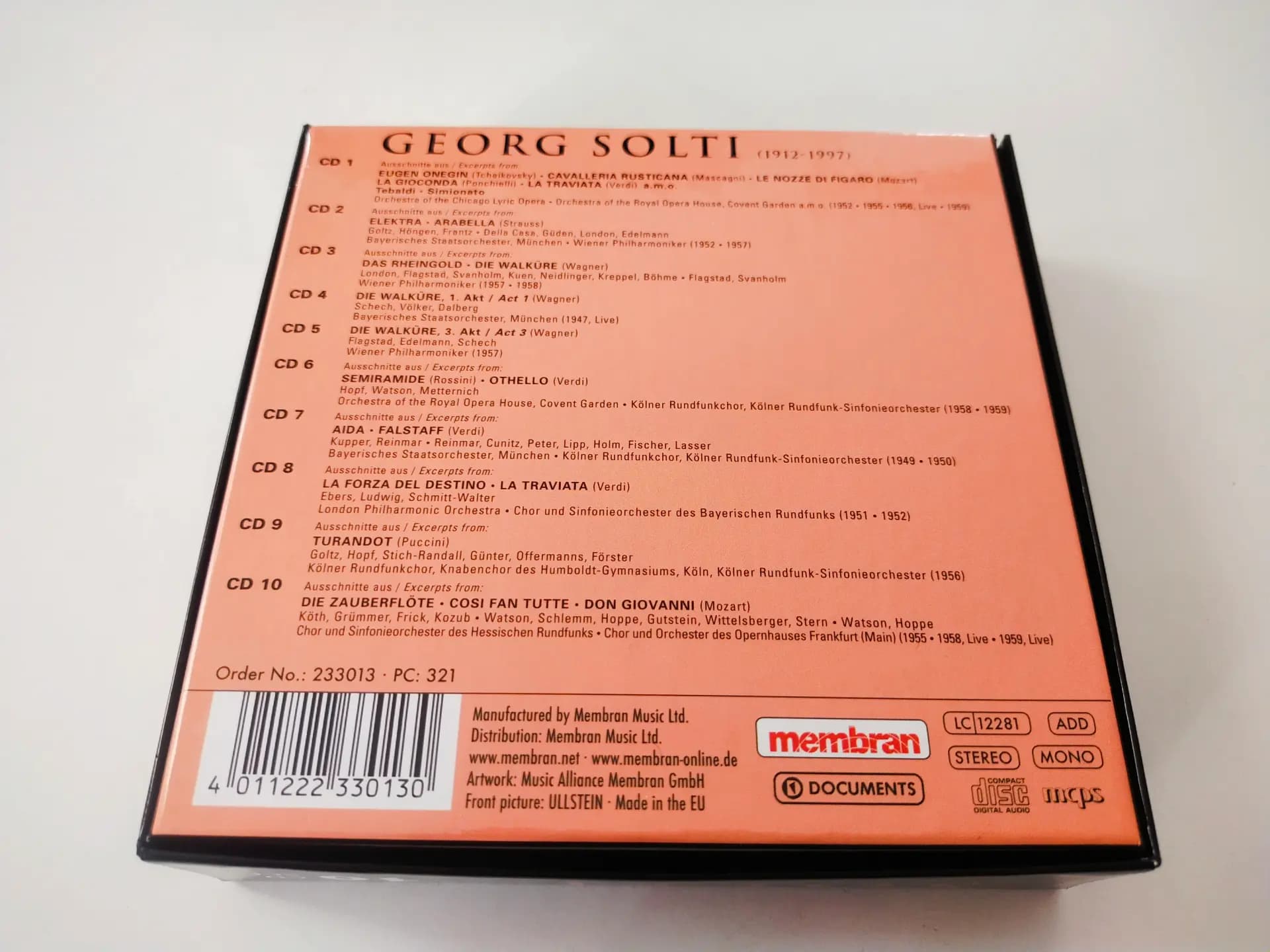 Główne zdjęcie - Georg Solti - The Opera Conductor BOX10CD