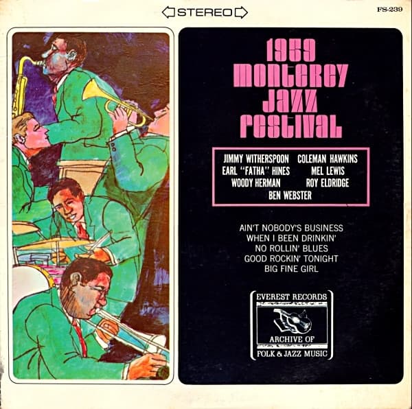 Okładka płyty Hawkins, Hines, Lewis, Herman - 1959 Monterey Jazz Festival