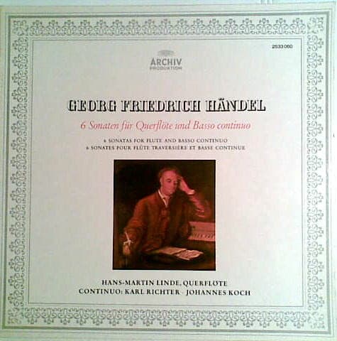 6 Sonaten Für Querflöte - Händel, Linde, Richter, Koch