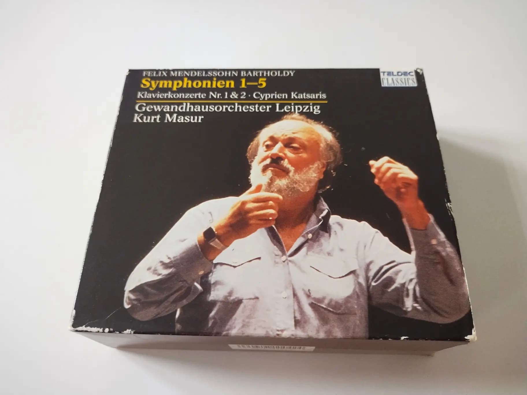 Główne zdjęcie - Mendelssohn, Masur, Katsaris - Symphonien 1-5 / Klavierkonzerte Nr. 1 & 2
