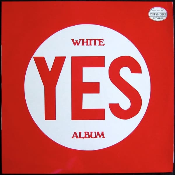Okładka płyty Yes - White Yes Album