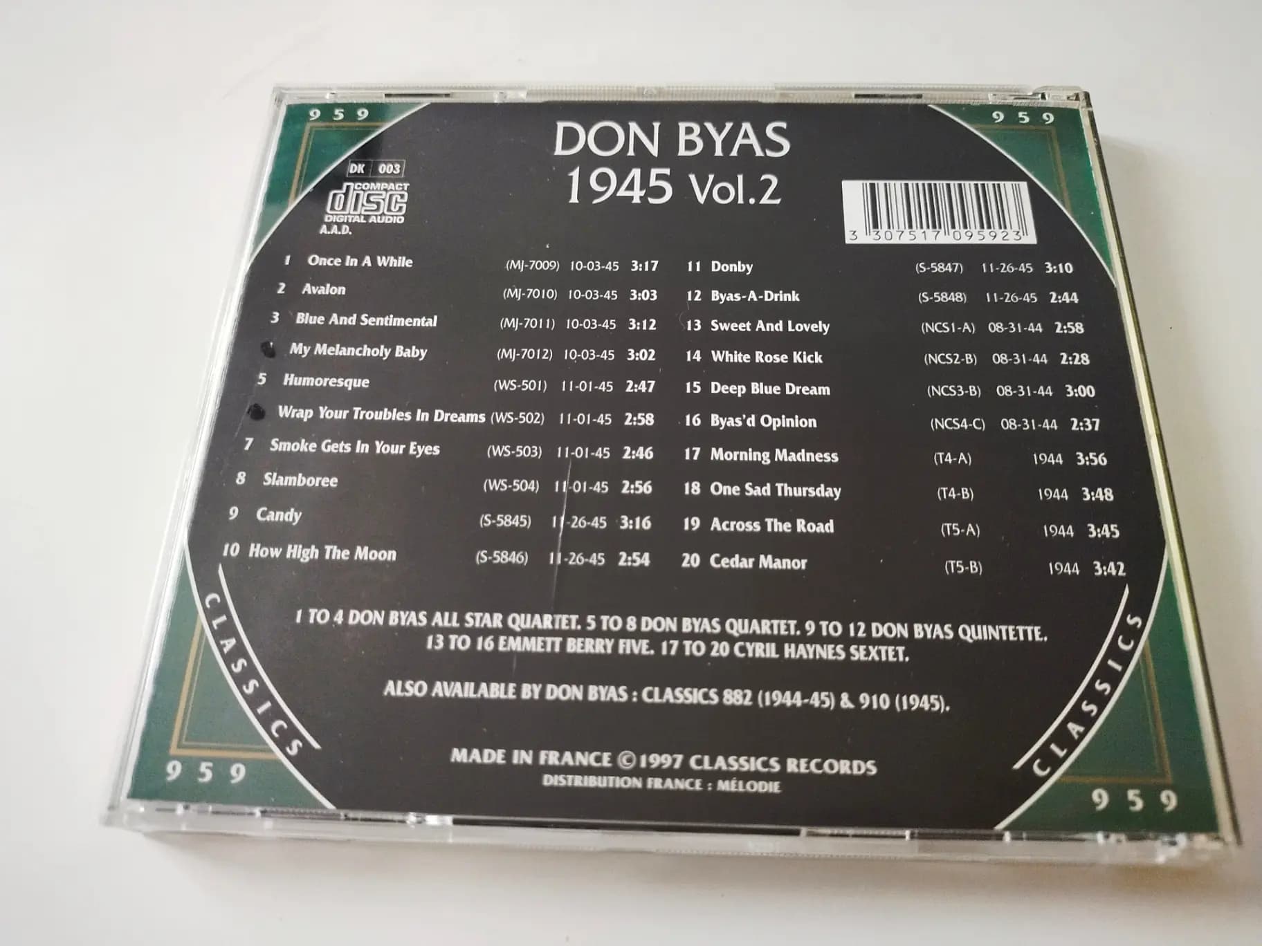Główne zdjęcie - Don Byas - 1945 Vol. 2