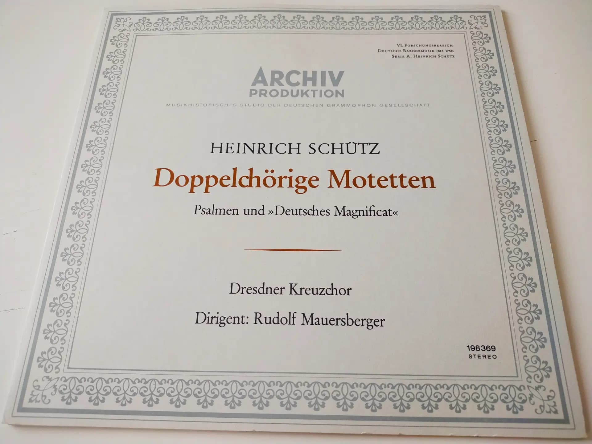 Okładka płyty Schütz, Kreuzchor, Mauersberger - Doppelchörige Motetten