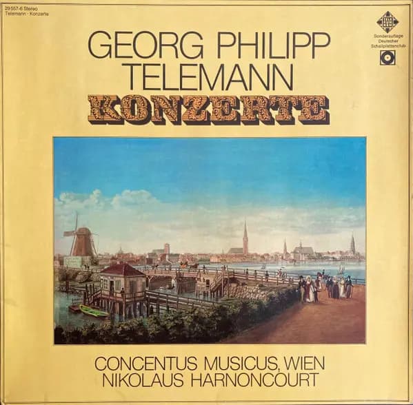Okładka płyty Telemann, Harnoncourt - Konzerte
