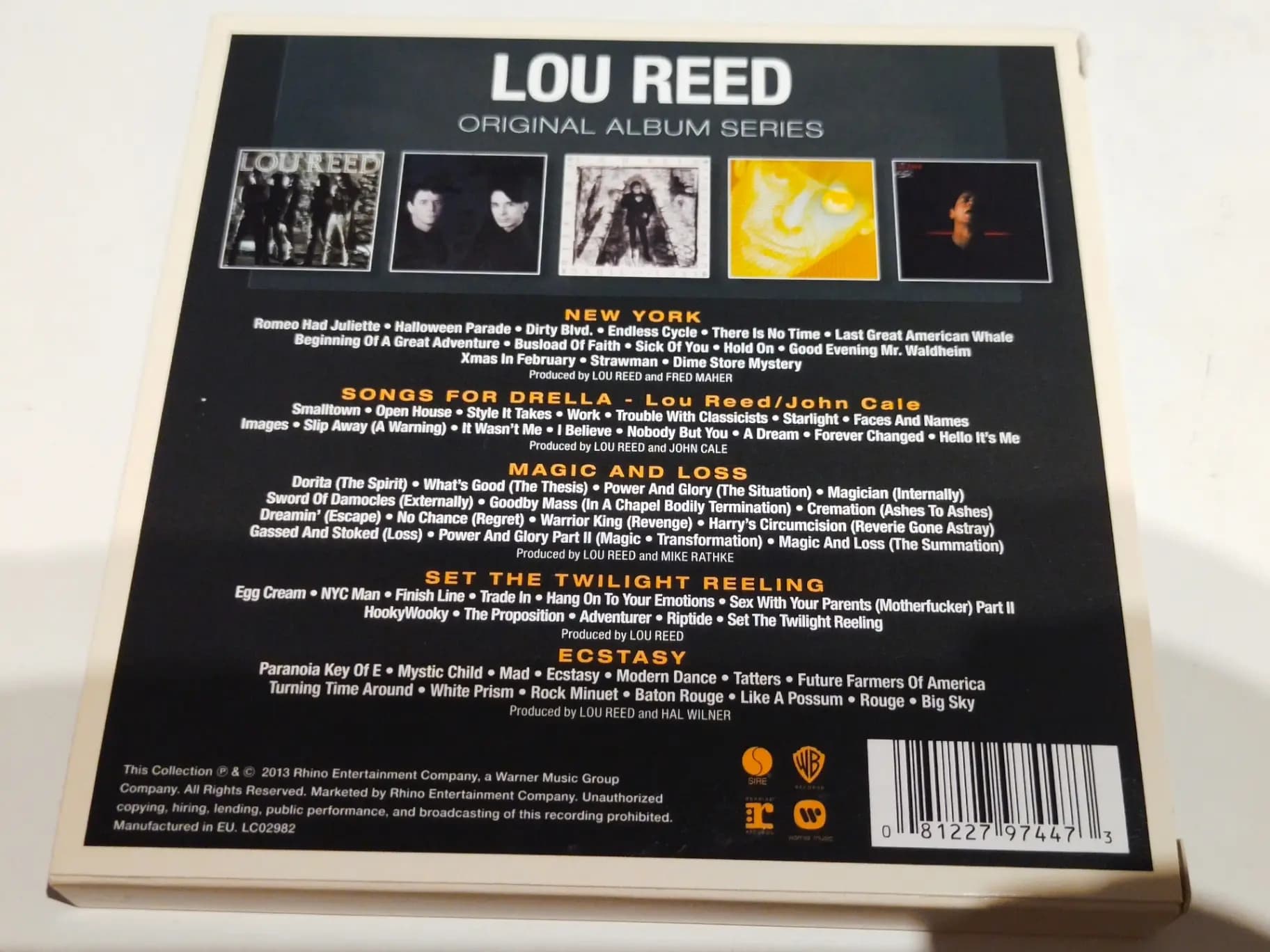 Główne zdjęcie - Lou Reed - Original Album Series