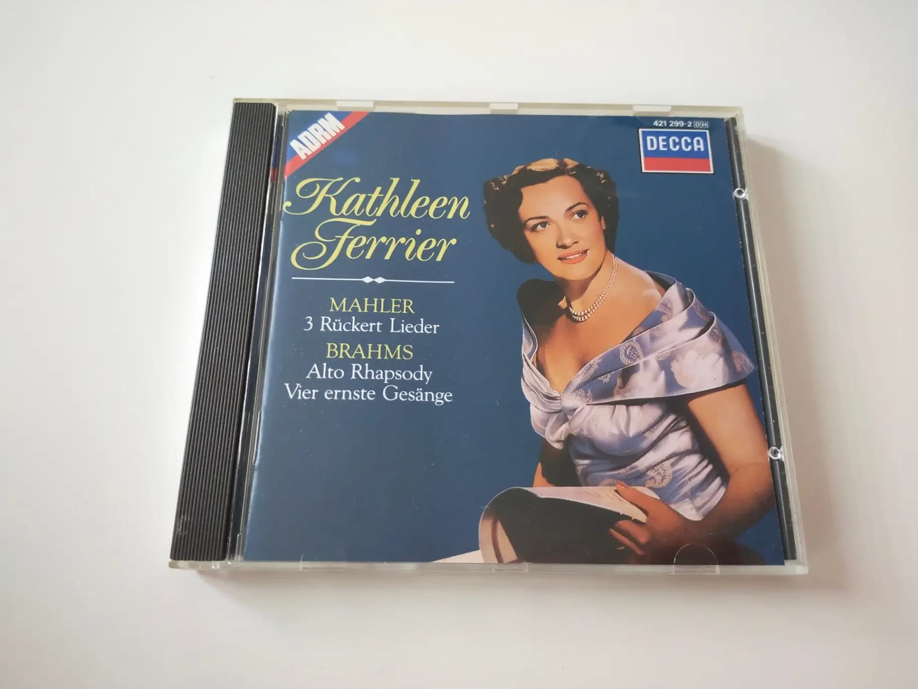 Główne zdjęcie - Ferrier, Mahler, Brahms - 3 Rückert Lieder, Alto Rhapsody