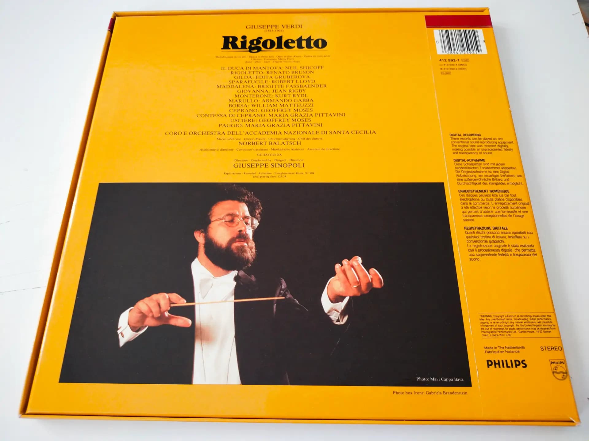 Główne zdjęcie - Verdi, Giuseppe Sinopoli - Rigoletto