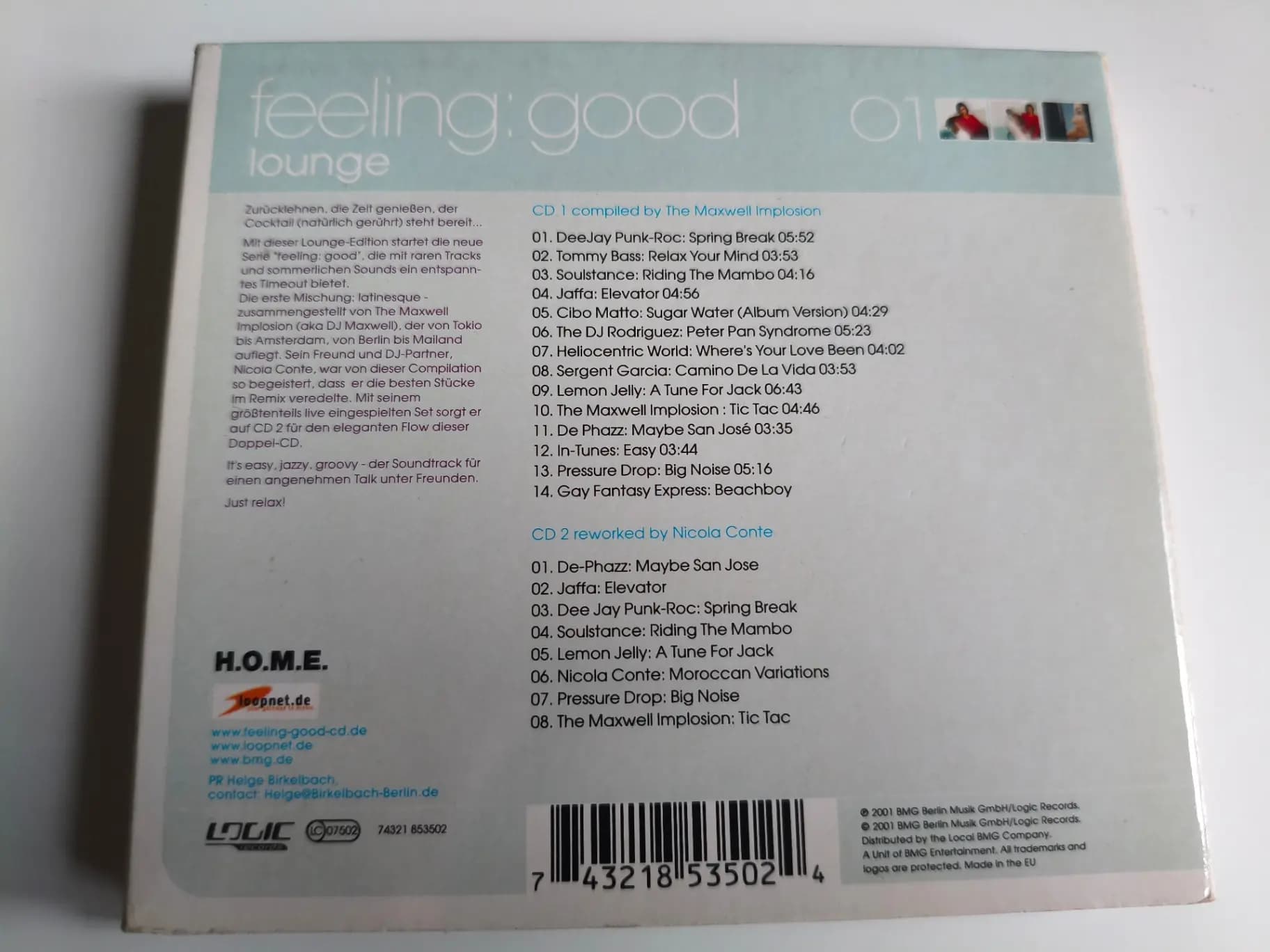 Główne zdjęcie - Various - Feeling:Good 01 - Lounge