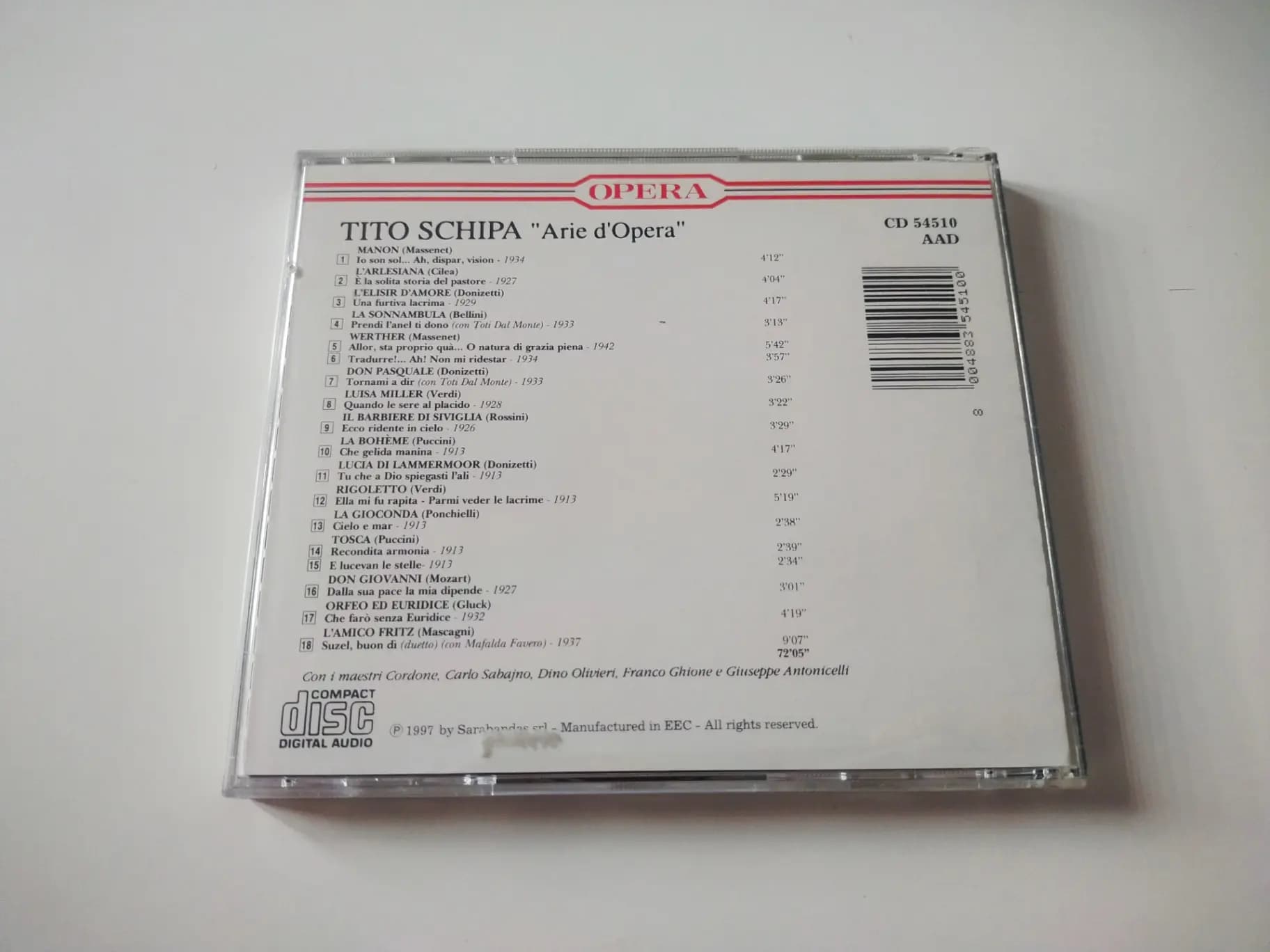 Główne zdjęcie - Tito Schipa - Arie d'Opera