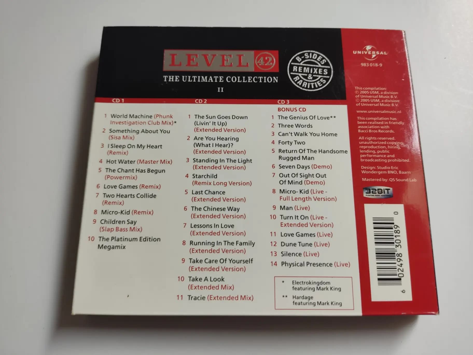 Główne zdjęcie - Level 42 - The Ultimate Collection II - B-Sides Remixes & Rarities