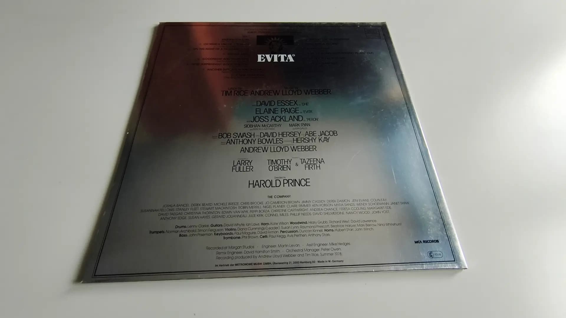 Główne zdjęcie - Stigwood, Land, Webber And Tim Rice - Evita: Original London Cast Recording