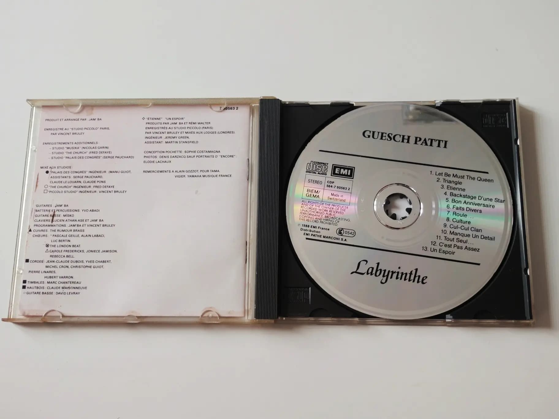 Główne zdjęcie - Guesch Patti - Labyrinthe