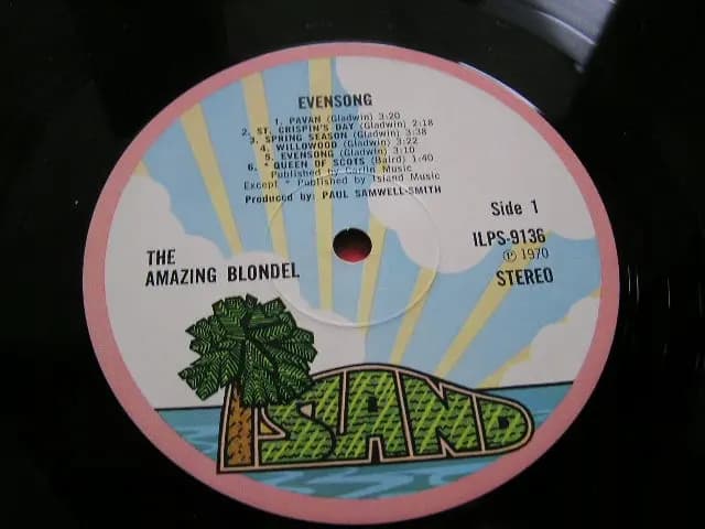 Główne zdjęcie - The Amazing Blondel - Evensong - The Amazing Blondel - Evensong