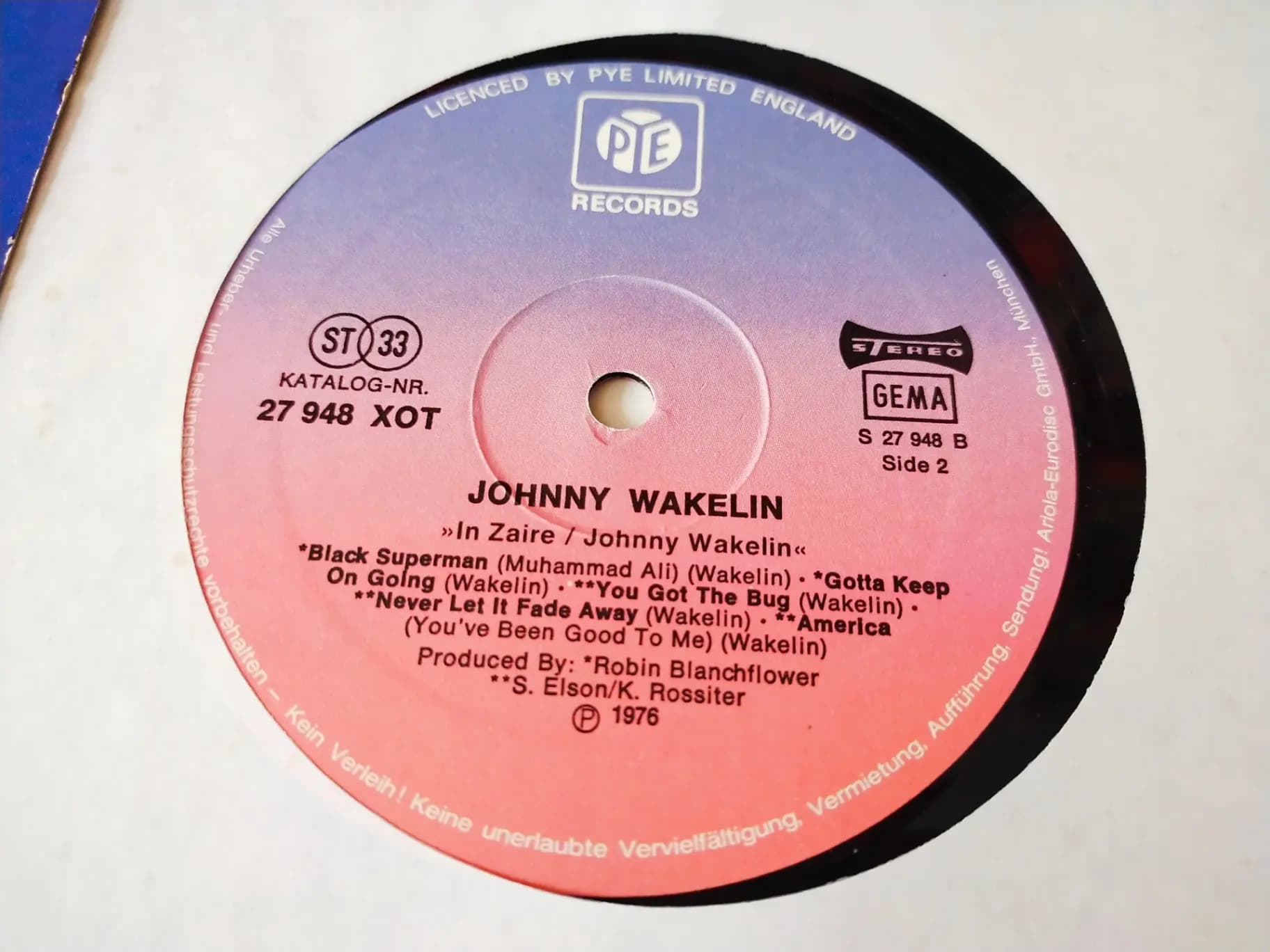 Główne zdjęcie - Johnny Wakelin - In Zaire