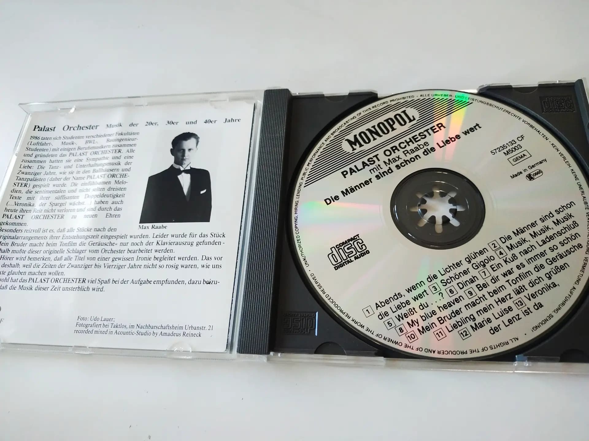 Główne zdjęcie - Palast Orchester Mit Seinem Sänger Max Raabe - Die Männer