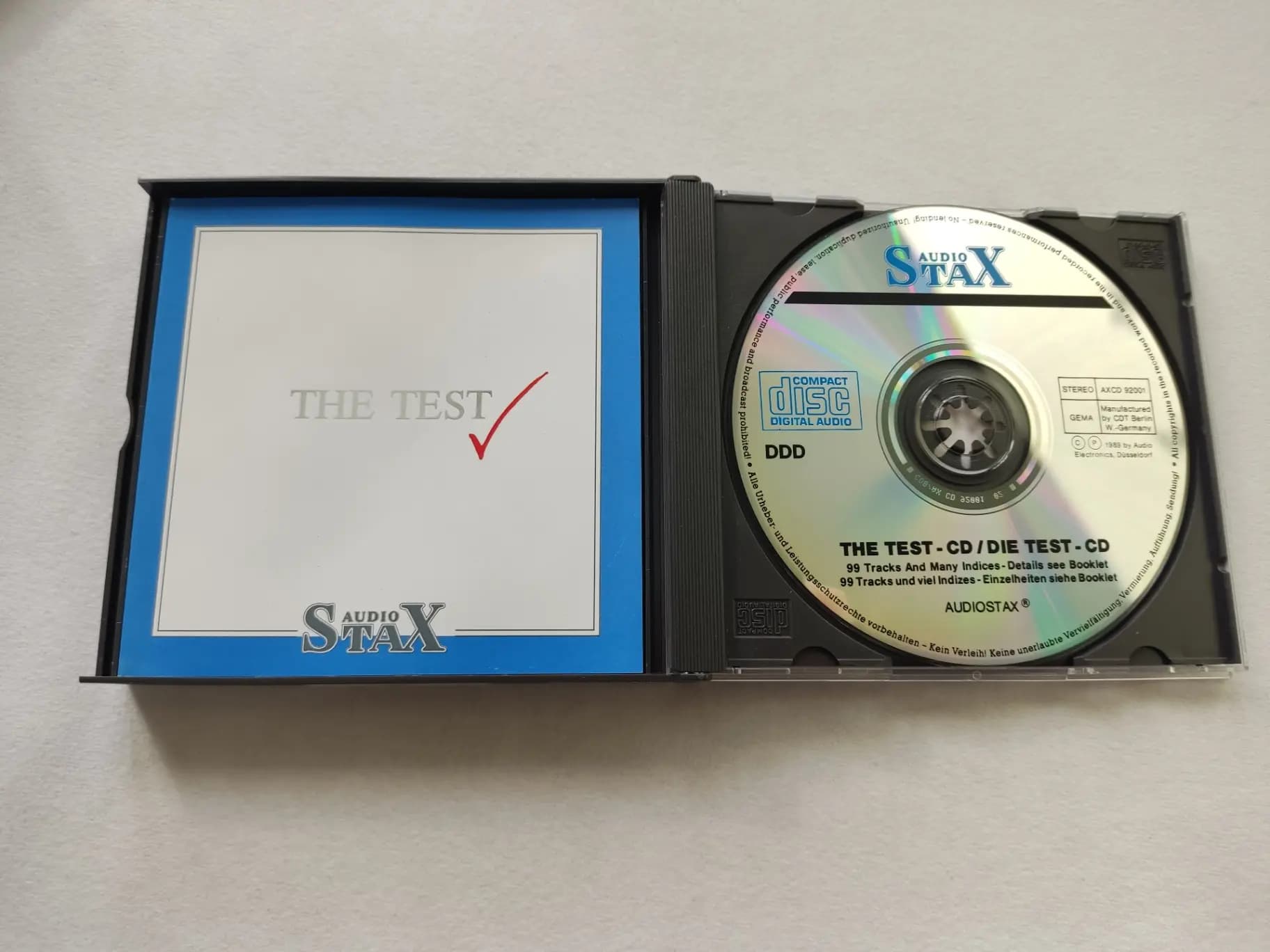 Główne zdjęcie - Unknown Artist - The Test CD