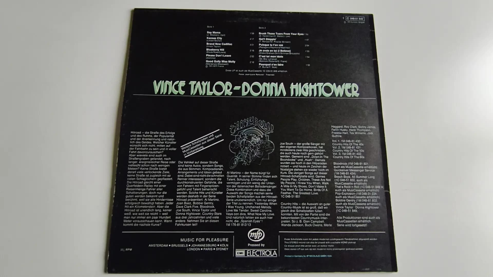 Główne zdjęcie - Vince Taylor, Donna Hightower - Hitroad