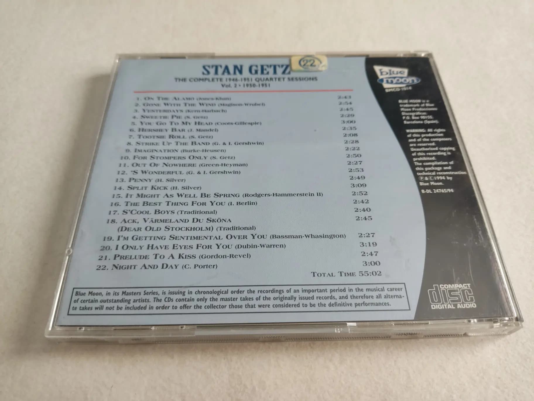 Główne zdjęcie - Stan Getz - The Complete 1946-1951 Quartet Sessions - Vol. 2 1950-1951