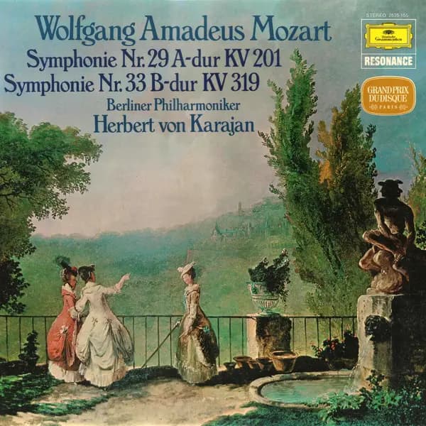Główne zdjęcie - Mozart, Karajan - Symphonie Nr.29 A-dur KV 201, Symphonie Nr.33 B-dur KV 319