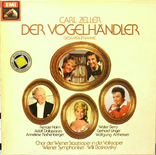 Główne zdjęcie - Zeller, Holm, Berry, Boskovsky - Der Vogelhändler - QUADRO