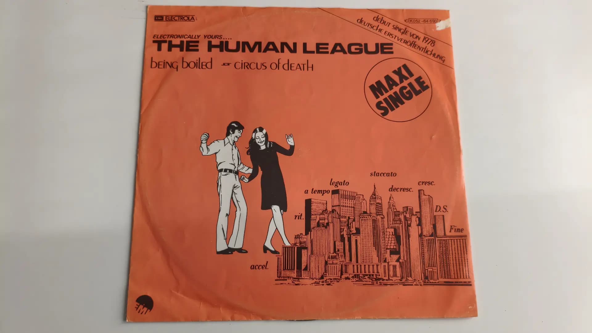 Okładka płyty The Human League - Being Boiled, Circus Of Death