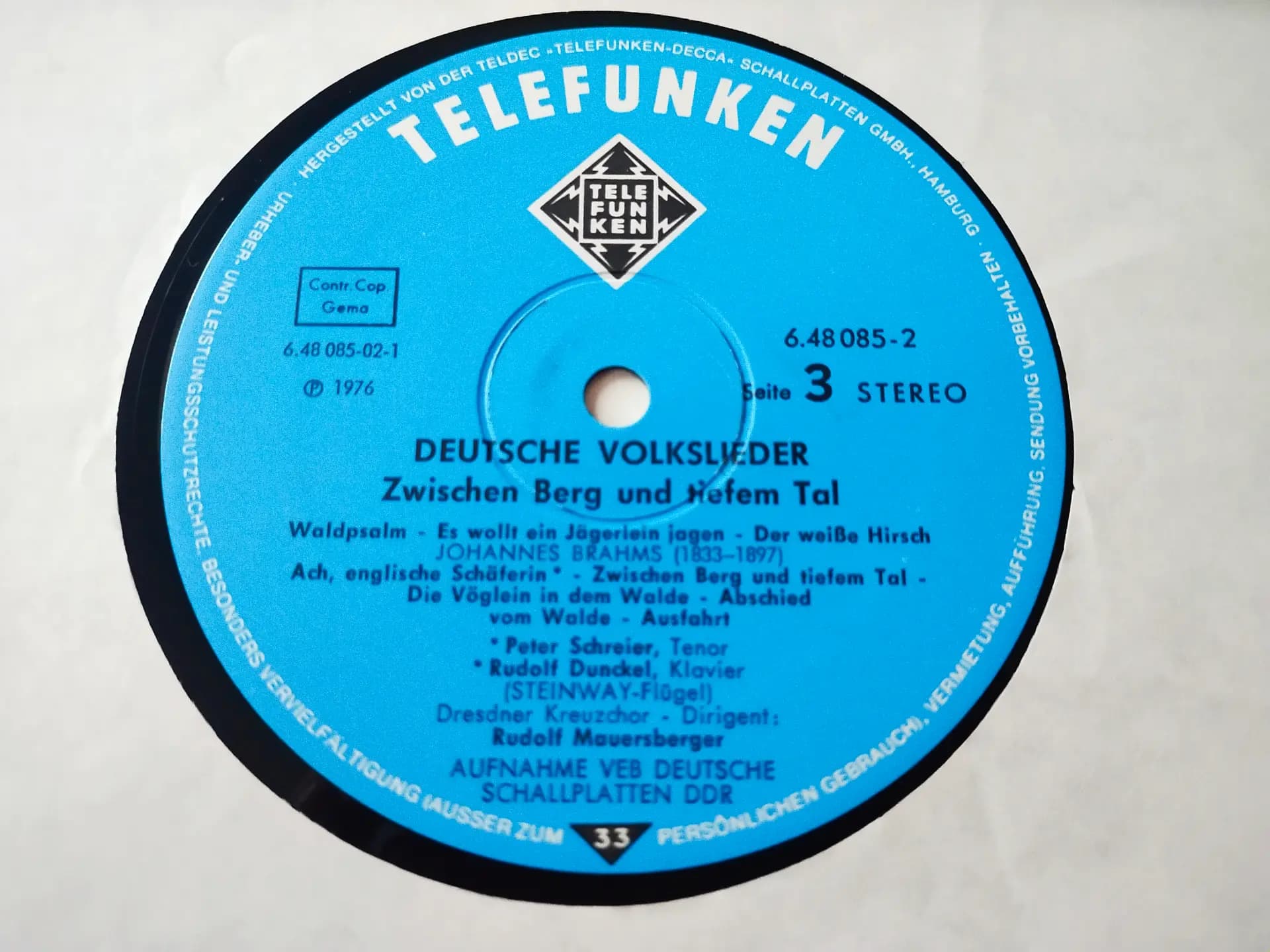 Główne zdjęcie - Peter Schreier, Dresdner Kreuzchor - Deutsche Volkslieder