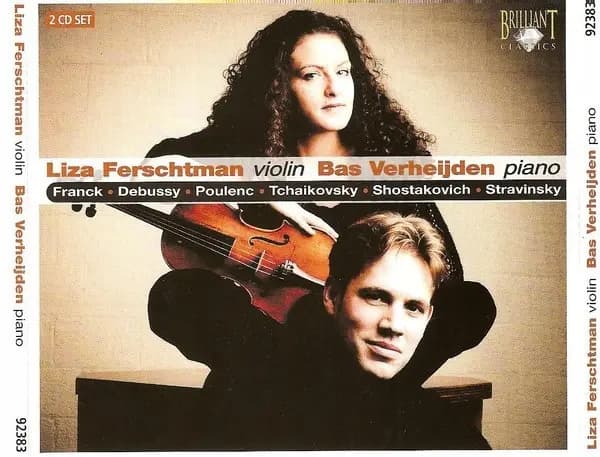 Główne zdjęcie - Bas Verheijden, Liza Ferschtman - Liza Ferschtman Violin Bas Verheijden Piano