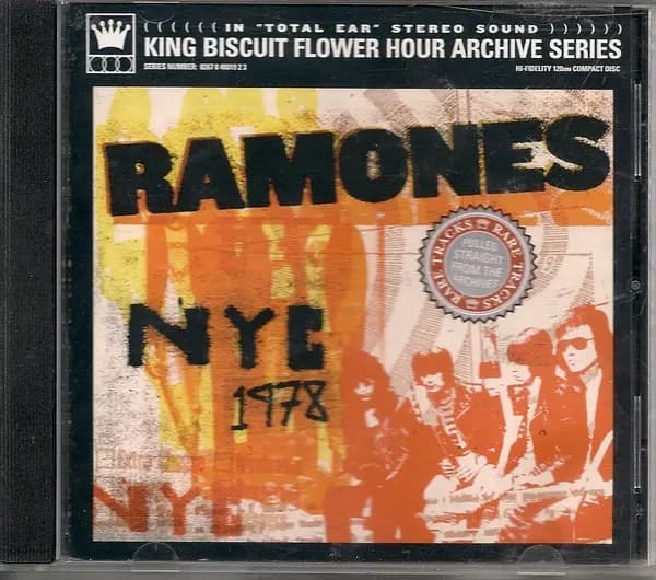 Okładka płyty Ramones - NYC 1978