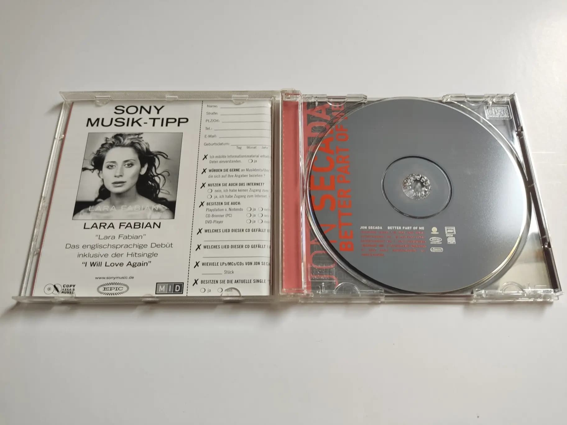 Główne zdjęcie - Jon Secada - Better Part Of Me
