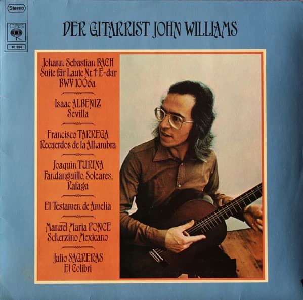 Okładka płyty John Williams - Der Gitarrist John Williams