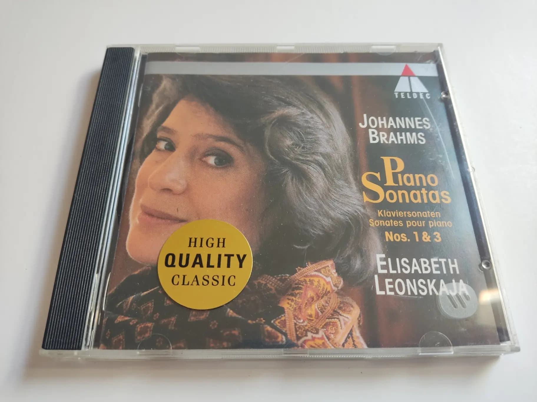 Główne zdjęcie - Brahms, Leonskaja - Piano Sonatas Nos. 1 & 3