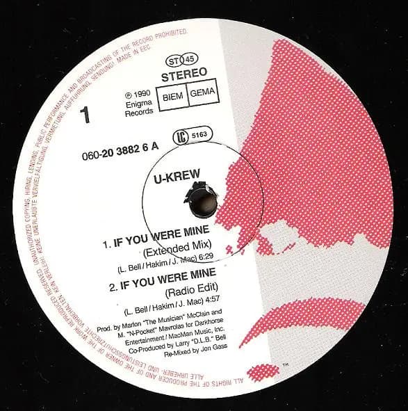 Okładka płyty The U-Krew - If You Were Mine