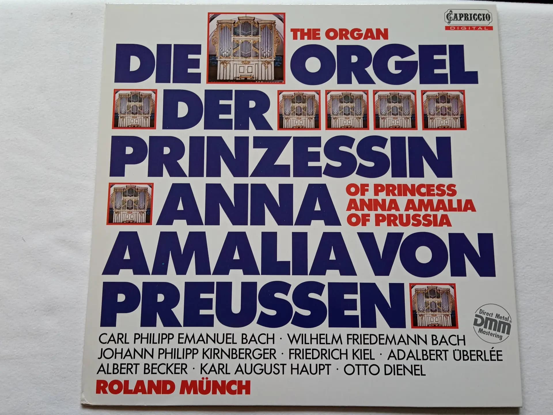 Okładka płyty Anna Amalia - Die Orgel Prinzessin