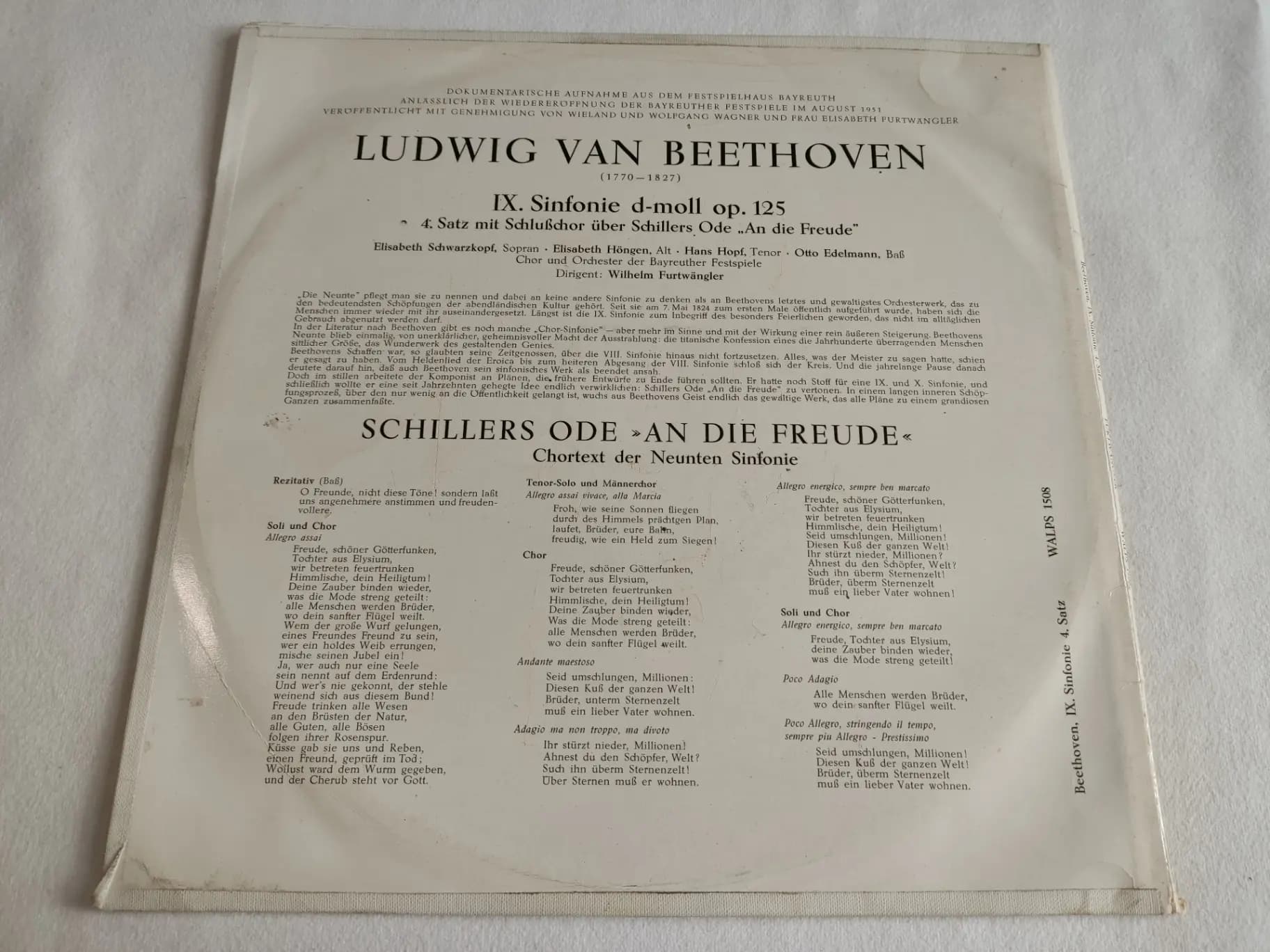 Główne zdjęcie - Ludwig van Beethoven - IX. Sinfonie D-Moll Op. 125 - 4
