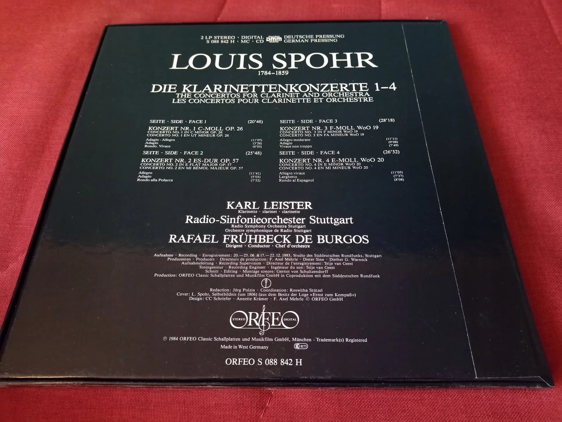 Główne zdjęcie - Louis Spohr - Klarinettenkonzerte 1-4