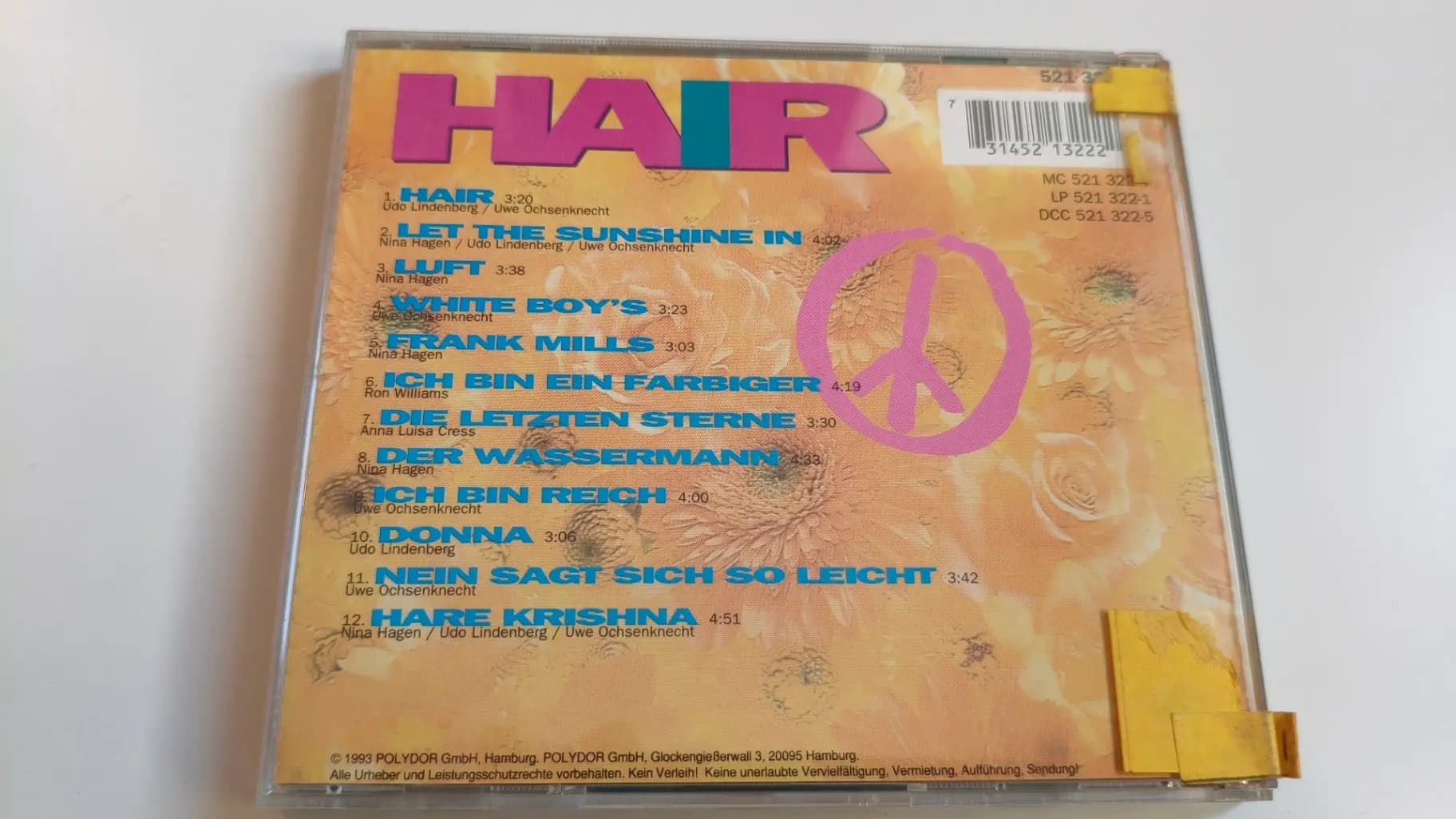Główne zdjęcie - Various - Hair - Die Deutsche Neuaufnahme 1993