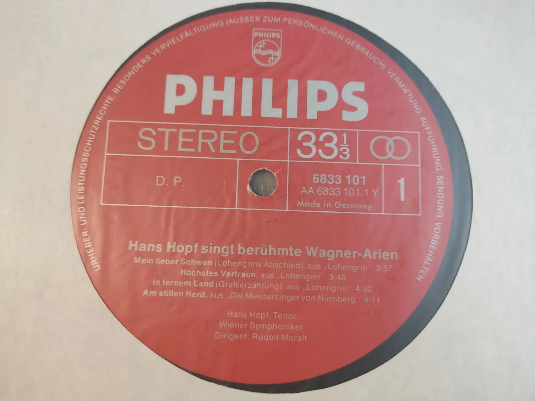 Główne zdjęcie - Hans Hopf - Hans Hopf Singt Berühmte Wagner-Arien