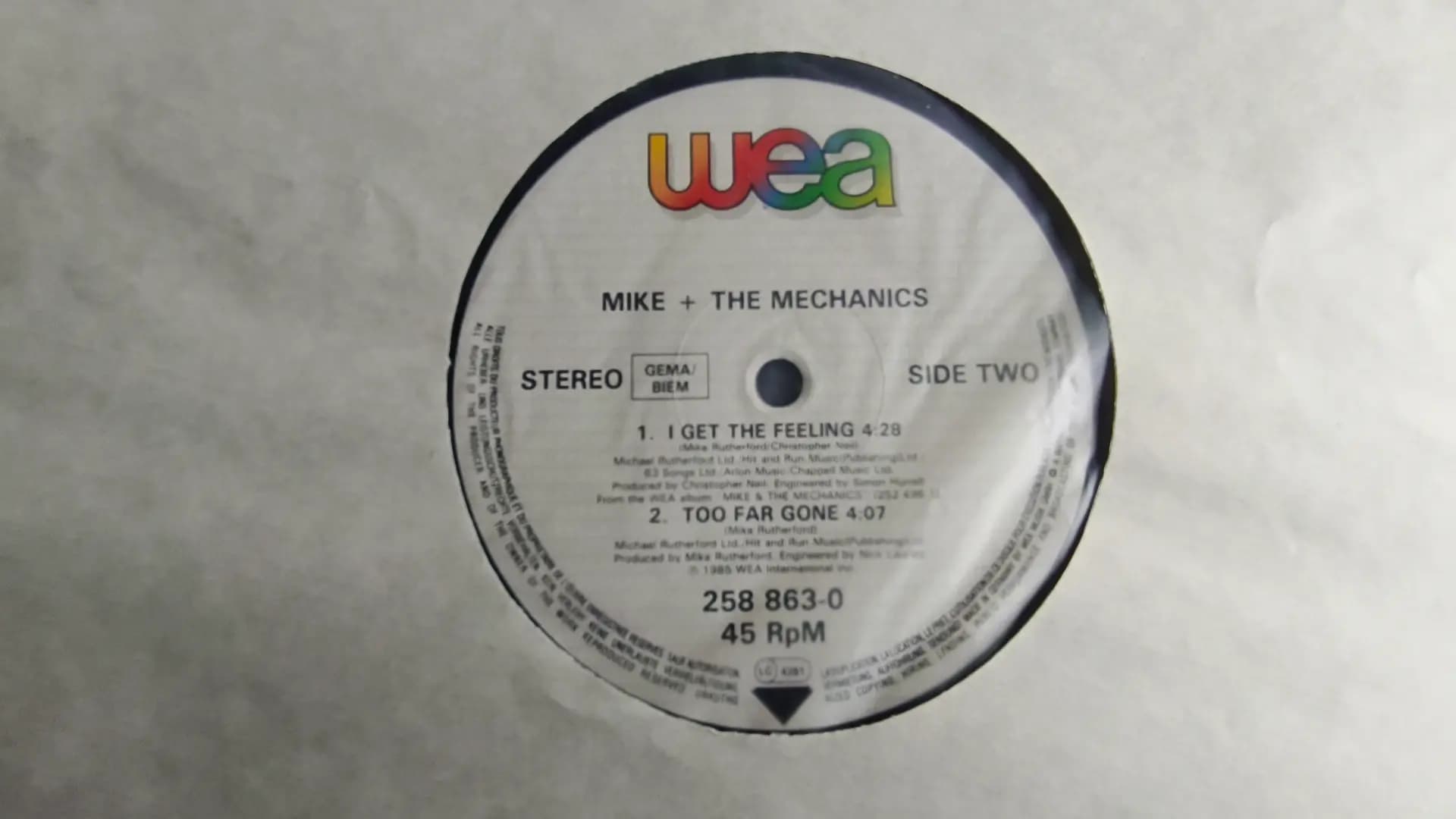 Główne zdjęcie - Mike & The Mechanics - Silent Running (On Dangerous Ground)
