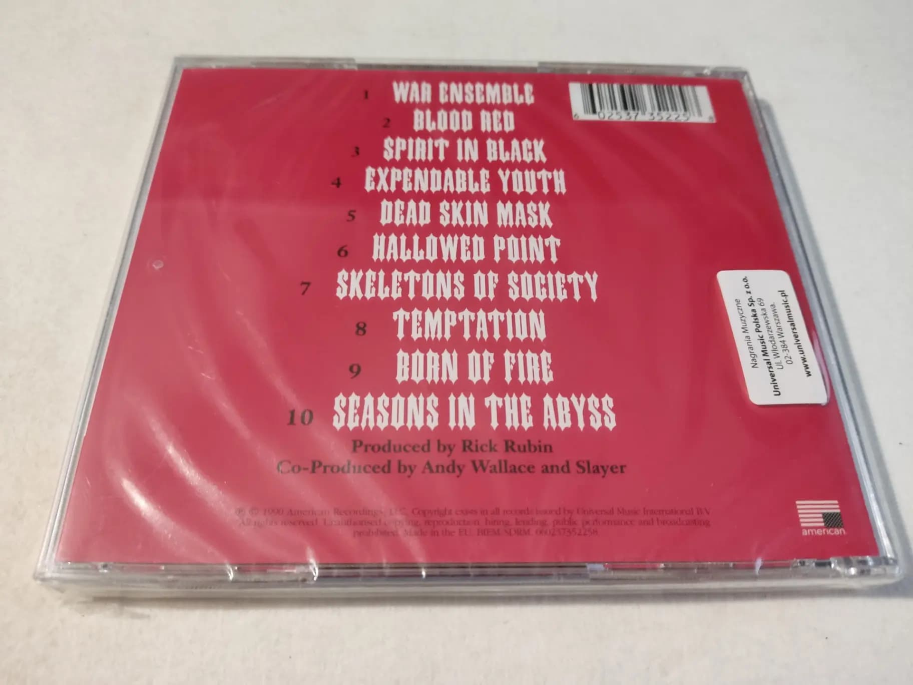 Główne zdjęcie - Slayer - Seasons In The Abyss