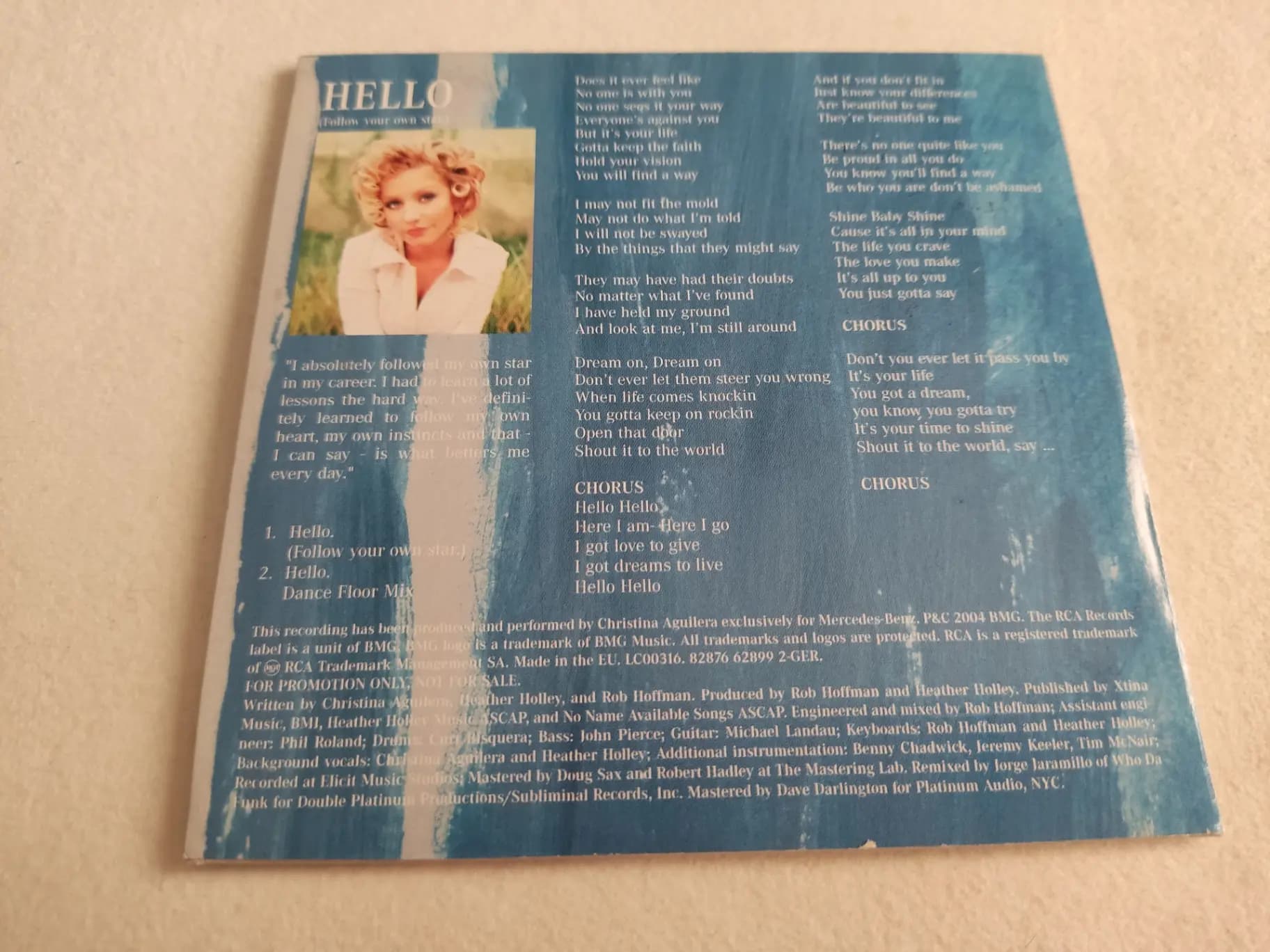 Główne zdjęcie - Christina Aguilera - Hello (Follow Your Own Star)