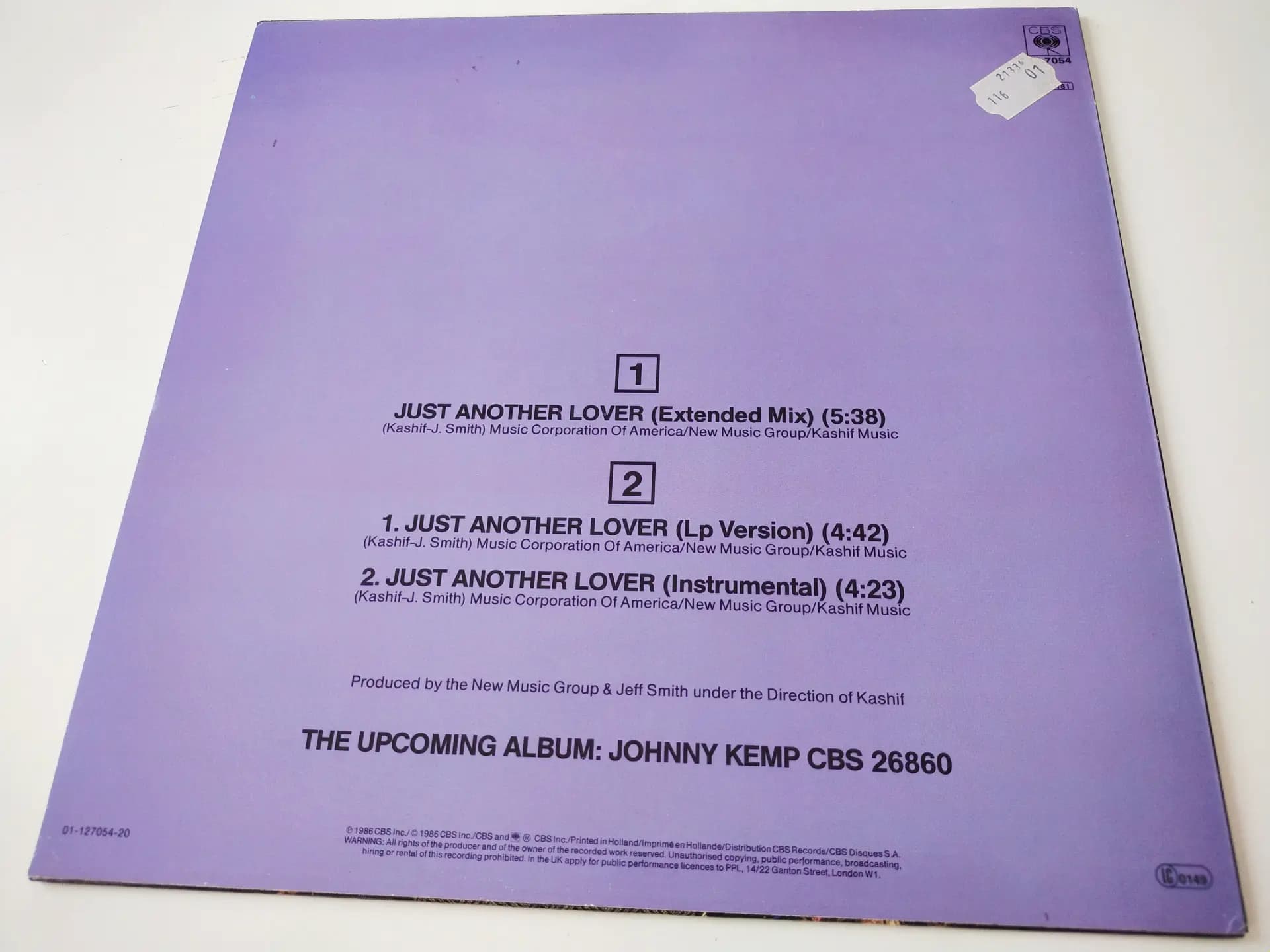 Główne zdjęcie - Johnny Kemp - Just Another Lover