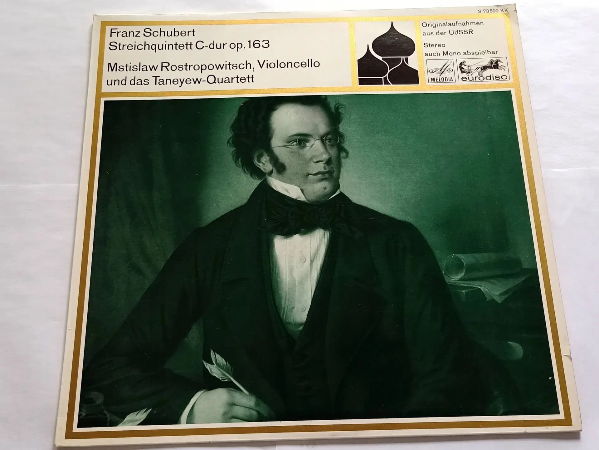Główne zdjęcie - Franz Schubert - Mstislaw Rostropowitsch Und Das Taneyew Quartett Streichquintett C dur op. 163