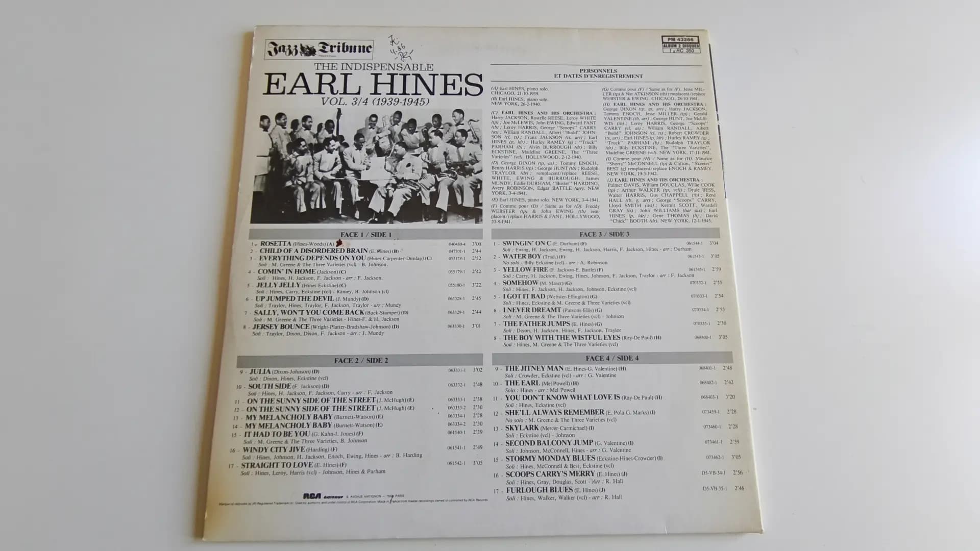 Główne zdjęcie - Earl Hines - The Indispensable Earl Hines Vol 3, 4 (1939-1945)