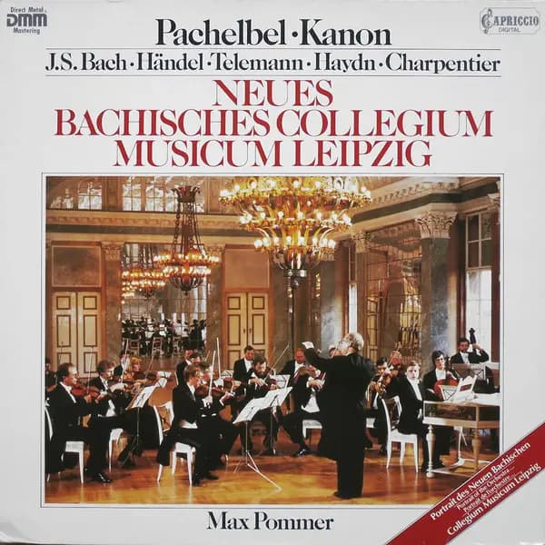 Okładka płyty Pachelbel, Pommer - Pachelbel  Kanon  J. S. Bach  Händel  Telemann  Haydn