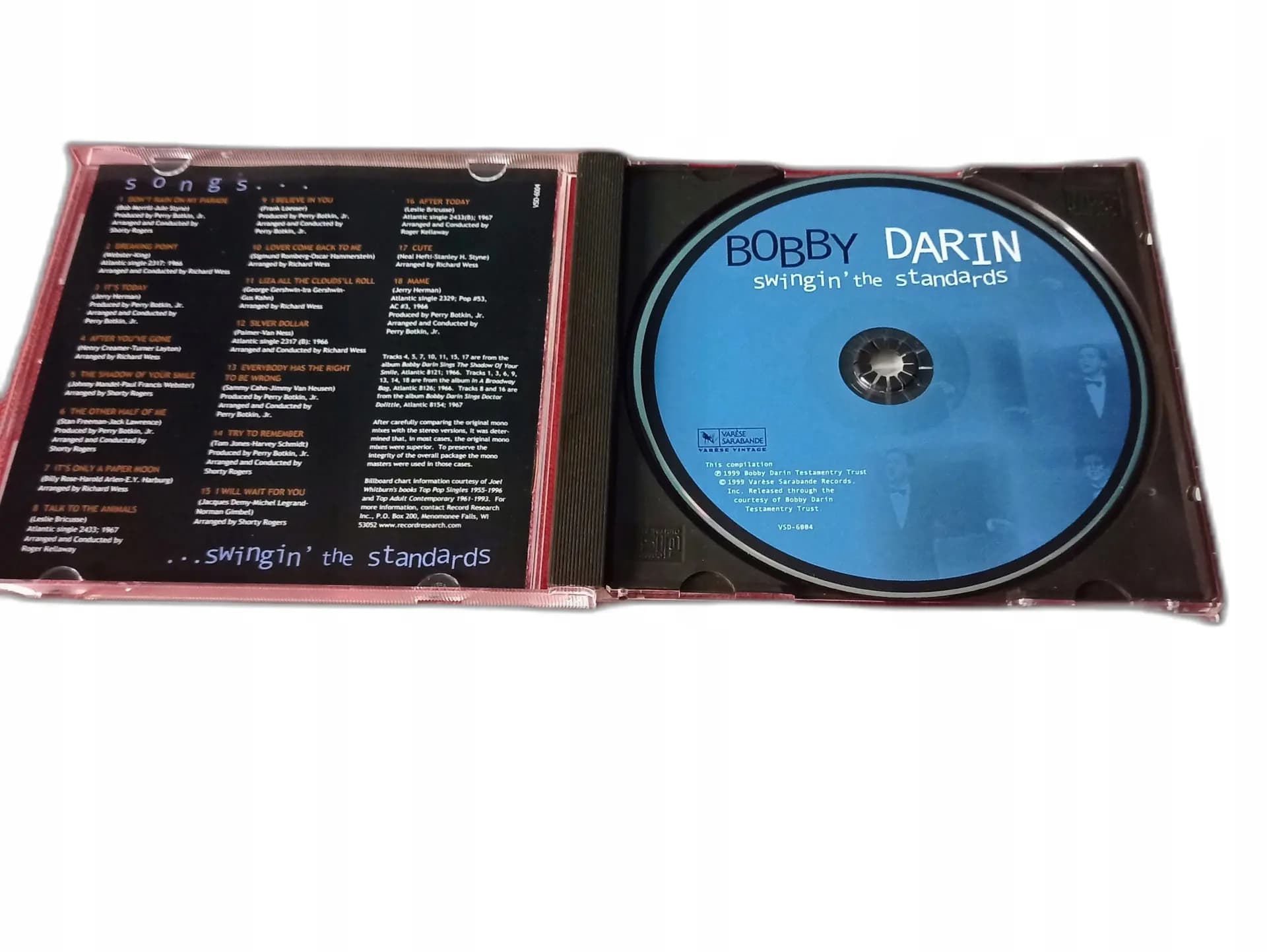 Główne zdjęcie - Bobby Darin - Swingin' The Standards