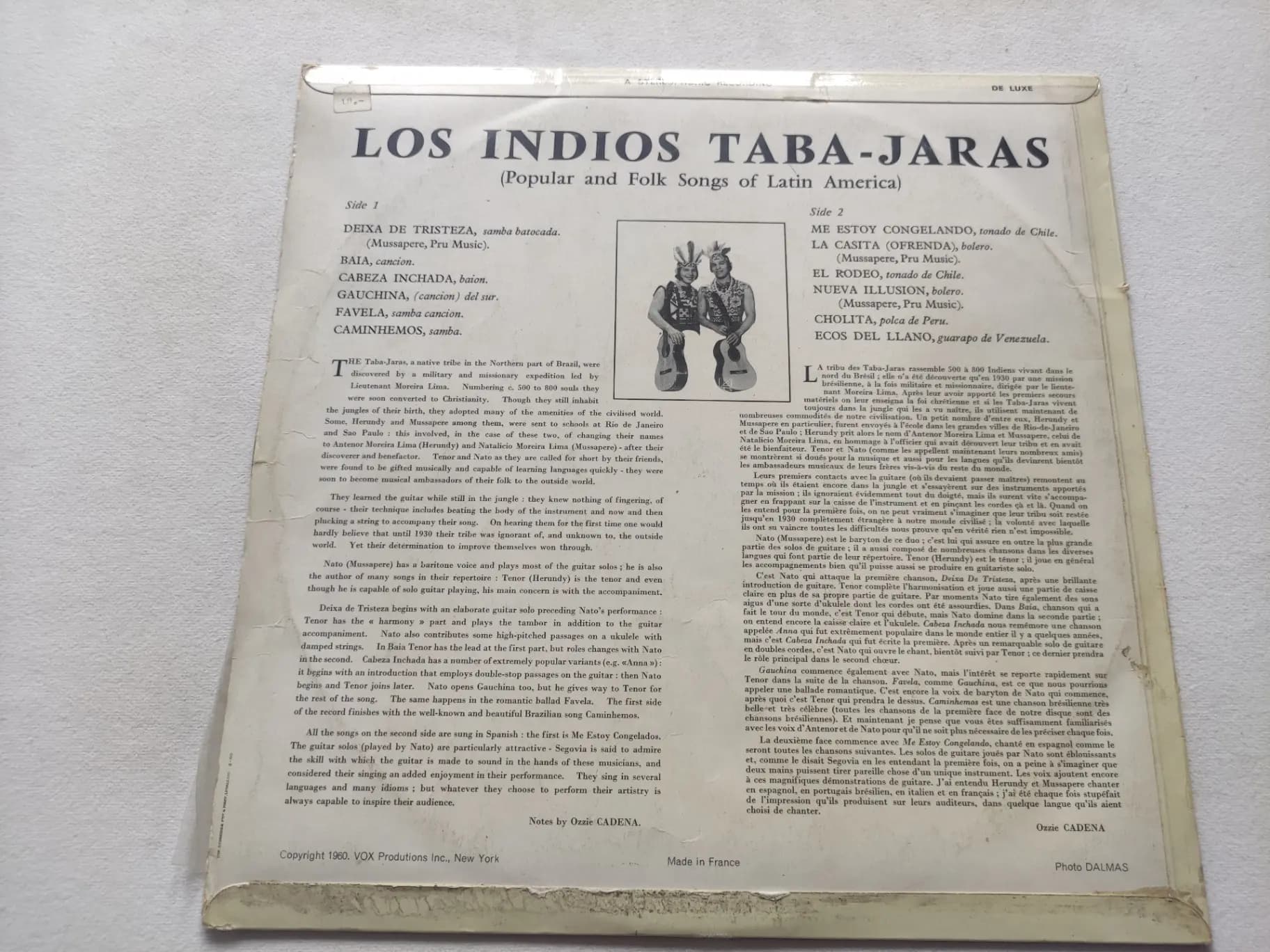 Główne zdjęcie - Los Indios Tabajaras - Popular And Folk Songs Of Latin America